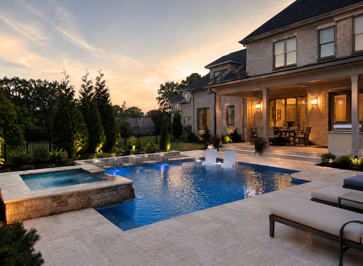 An Angelic Hardscapes & Pools backyard build